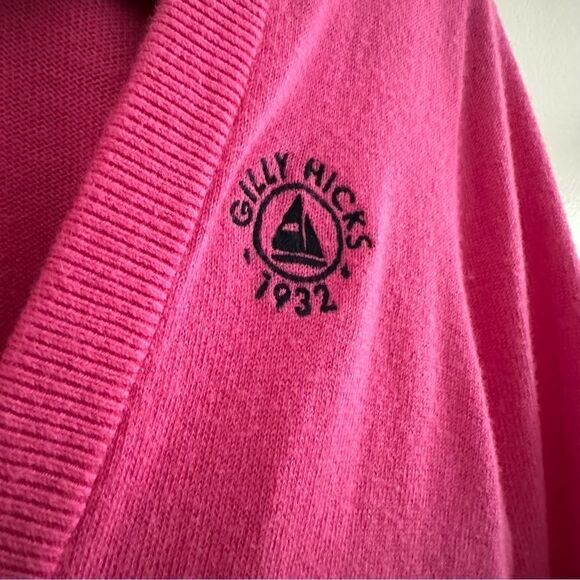 Gilly Hicks by Abercrombie & Fitch Pink Cardigan Sweater Preppy Academia Y2K S - Picture 9 of 9